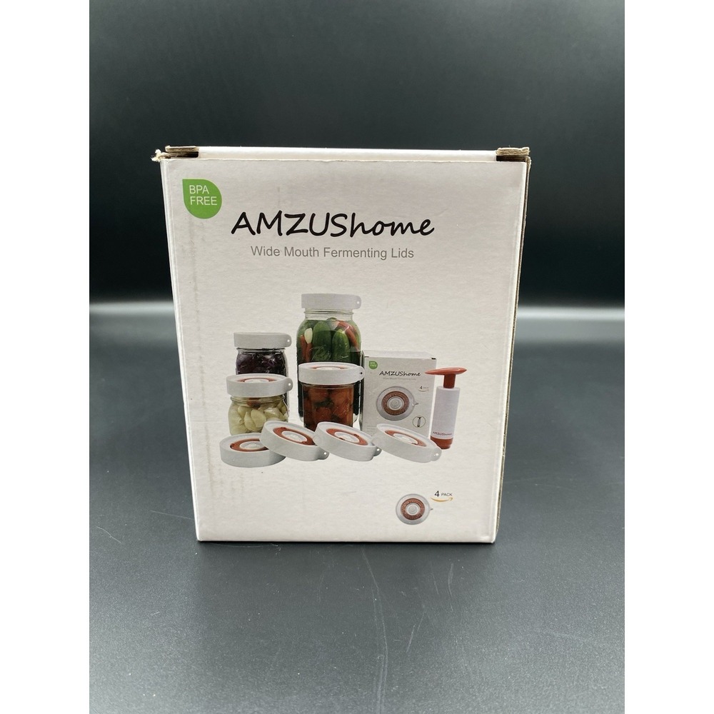 AmzusHome Wide Mouth Ferment Lids Set. Open Box - Picture 2 of 5